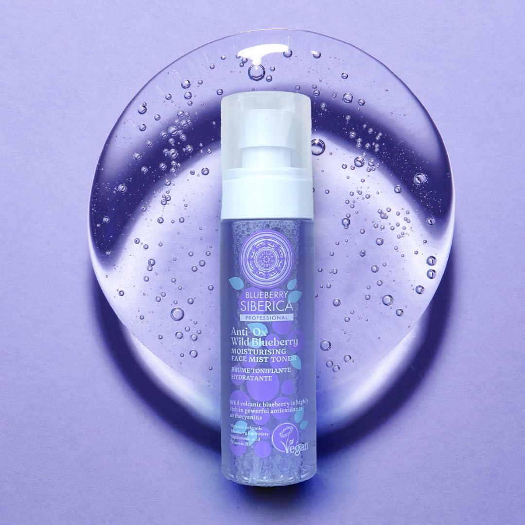 Anti - OX Wild Blueberry Face Mist Toner 100ml - Natura Siberica - Face toner - Eco Natural Products