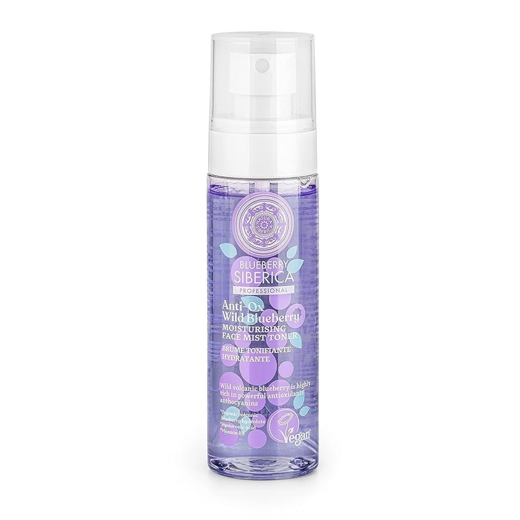 Anti - OX Wild Blueberry Face Mist Toner 100ml - Natura Siberica - Face toner - Eco Natural Products