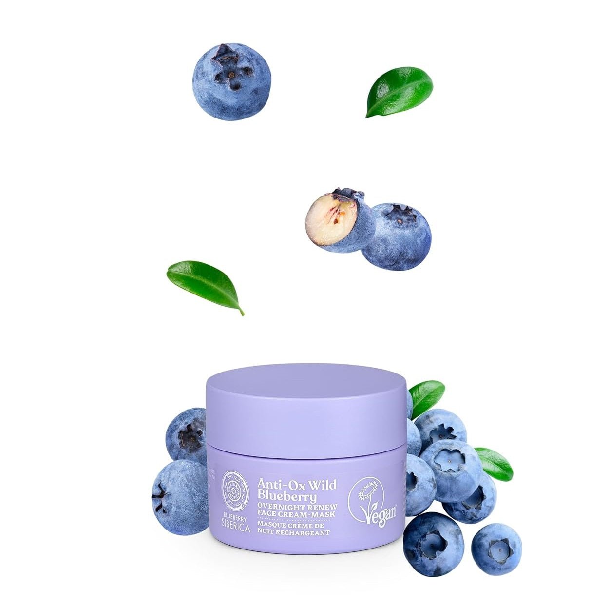 Anti - OX Wild Blueberry Overnight Face Mask 50ml - Eco Natural Products - Natura Siberica - Face mask