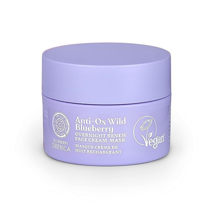 Anti - OX Wild Blueberry Overnight Face Mask 50ml - Eco Natural Products - Natura Siberica - Face mask