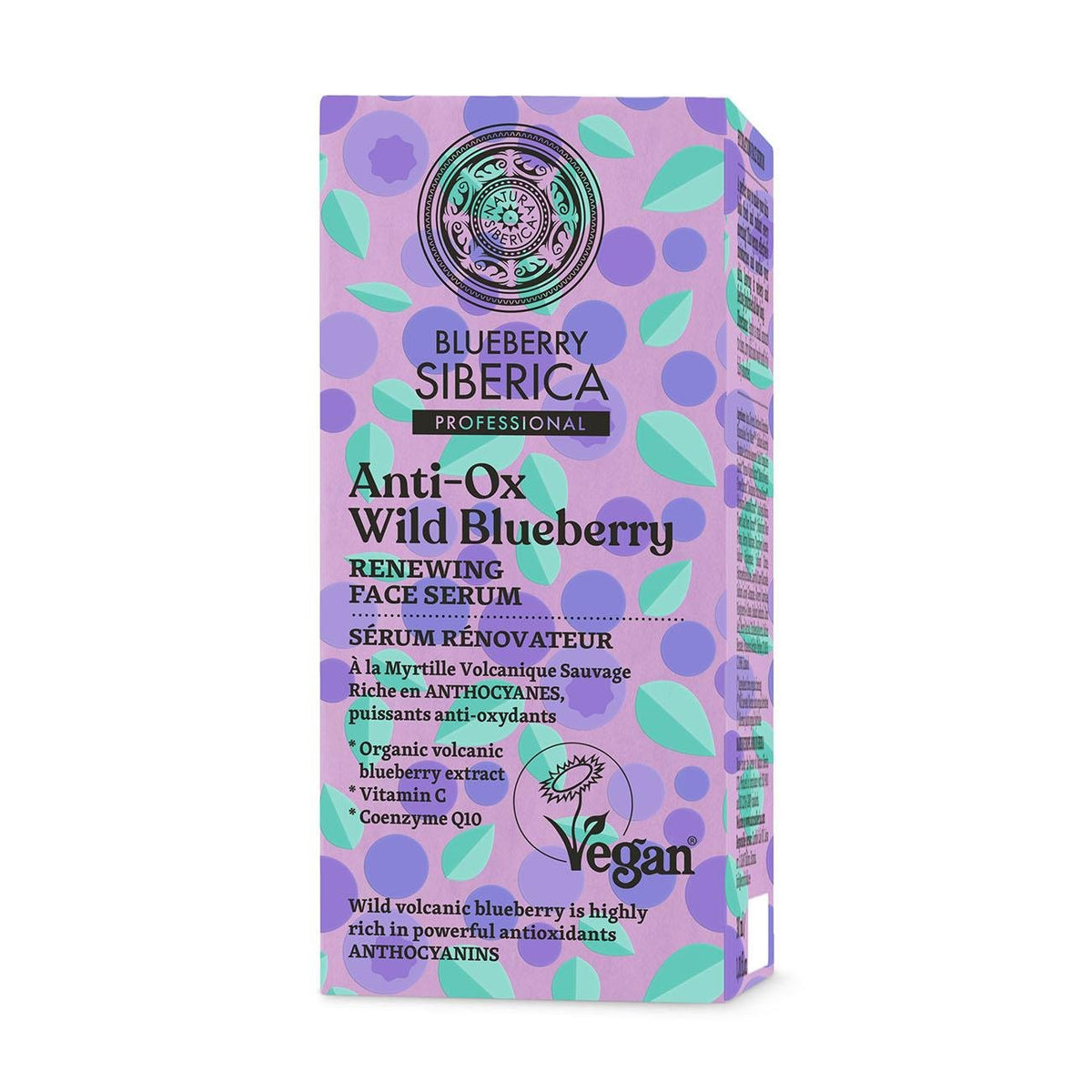 Anti - OX Wild Blueberry Renewing Face Serum 30 ml - Natura Siberica - Face Serum - Natura Siberica