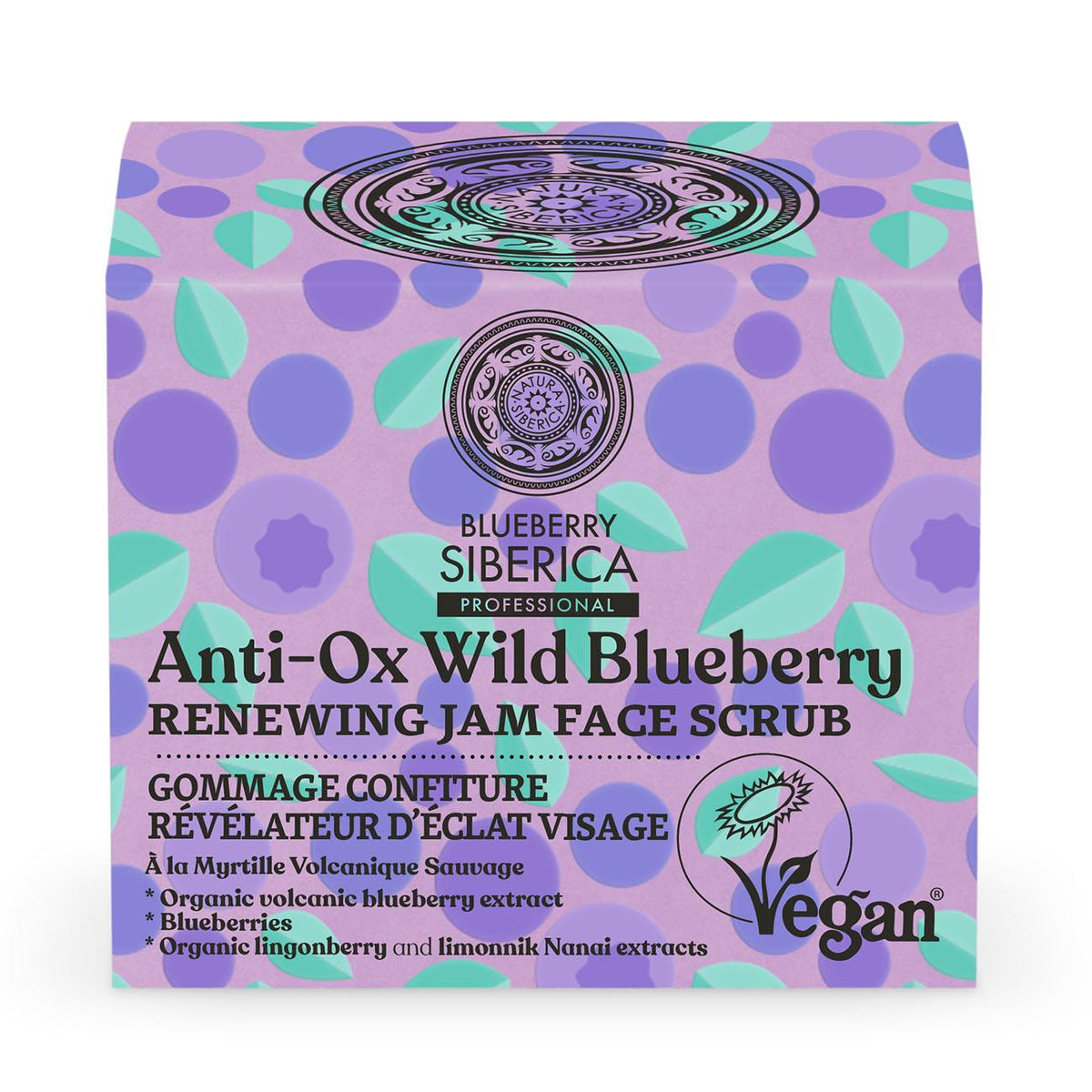 Anti - OX Wild Blueberry Renewing Jam Face Scrub 50 ml - Natura Siberica - Face scrub - Natura Siberica