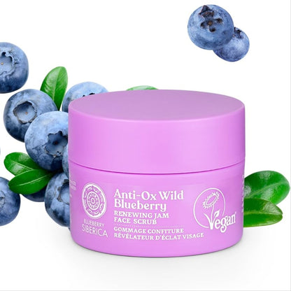 Anti - OX Wild Blueberry Renewing Jam Face Scrub 50ml - Natura Siberica - Face scrub - Eco Natural Products