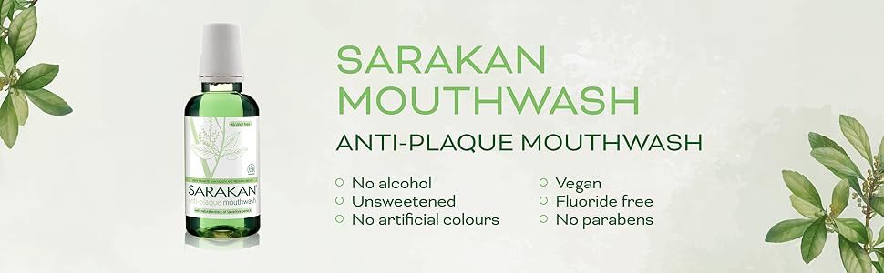 Anti - plaque Mouthwash 300ml - Sarakan - Mouthwash - Eco Natural Products