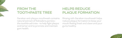 Anti - plaque Mouthwash 300ml - Sarakan - Mouthwash - Eco Natural Products