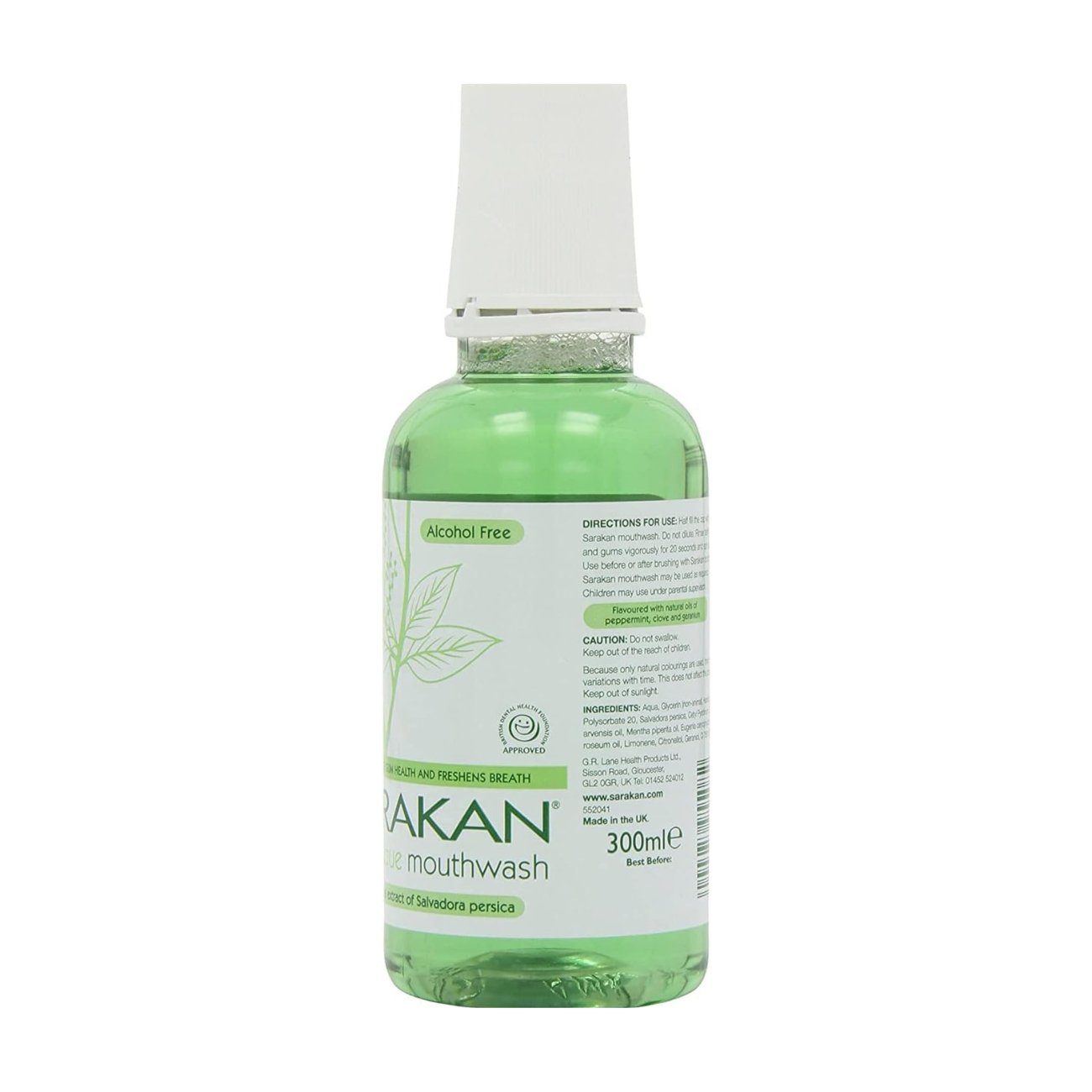 Anti - plaque Mouthwash 300ml - Sarakan - Mouthwash - Eco Natural Products