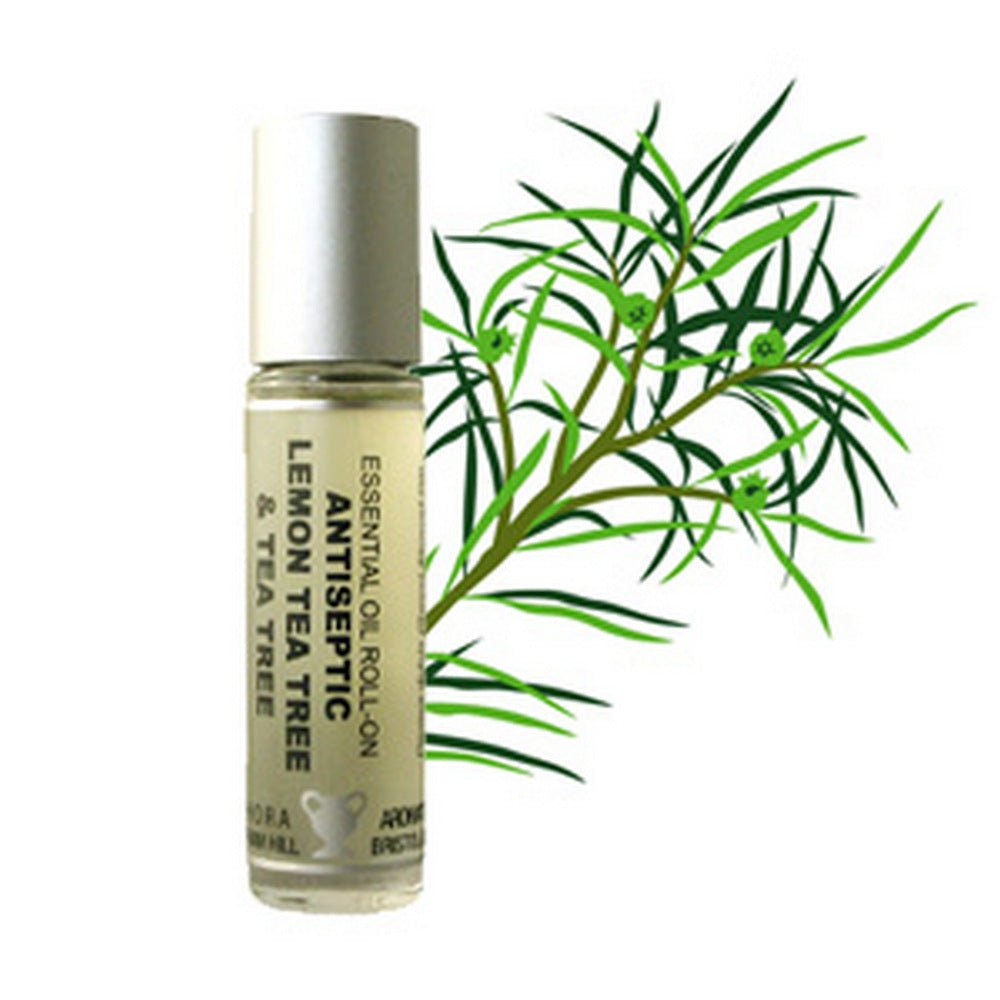 Antiseptic Lemon Tea Tree & Tea Tree Aromatherapy Roll - on 10m - Eco Natural Products - Absolute Aromas - Essential Oil