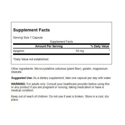 Apigenin 50mg 90 caps - Swanson - Supplement - Eco Natural Products