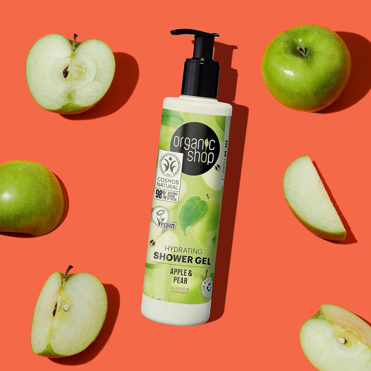 Apple and Pear Hydrating Shower Gel 280ml - Eco Natural Products - Organic Shop - Shower Gel