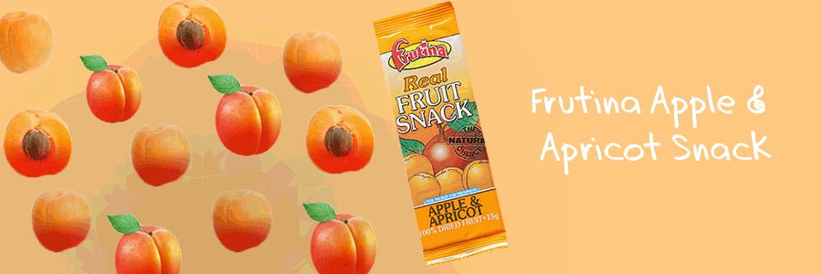 Apple & Apricot Real Fruit Snack 15g - Frutina - Fruit snack - Eco Natural Products