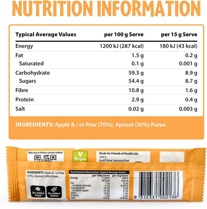 Apple & Apricot Real Fruit Snack 15g - Frutina - Fruit snack - Eco Natural Products