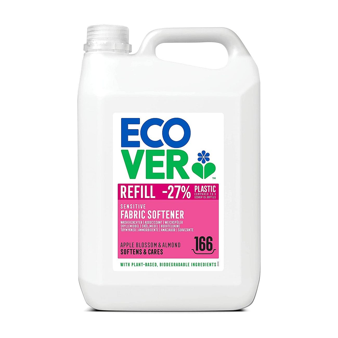 Apple Blossom & Almond Fabric Softener 100washes 5L - Eco Natural Products - Ecover - Fabric Softener