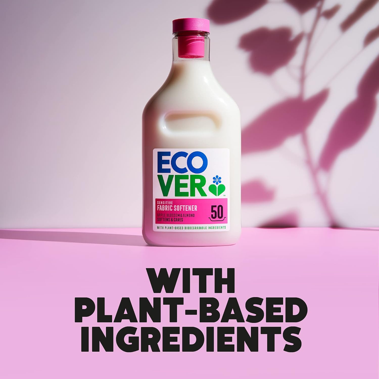 Apple Blossom & Almond Fabric Softener 25 Washes 750ml - Ecover - Fabric Softener - Eco Natural Products