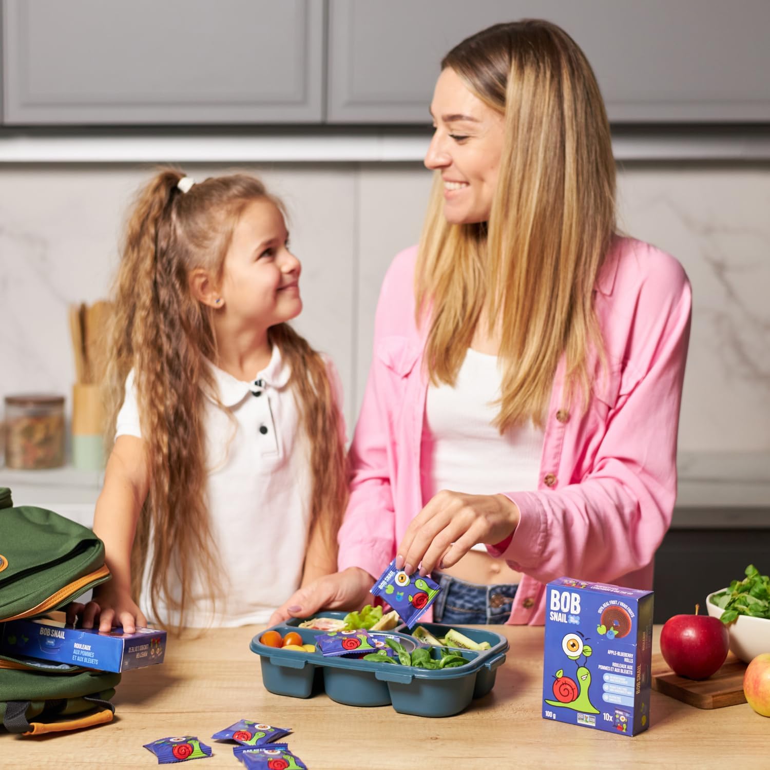 Apple - Blueberry Fruit Rolls 100g - Bob Snail - Fruit Snacks - Eco Natural Products