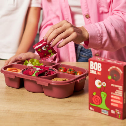 Apple - Cherry Fruit Rolls 100g - Bob Snail - Fruit Snacks - Eco Natural Products