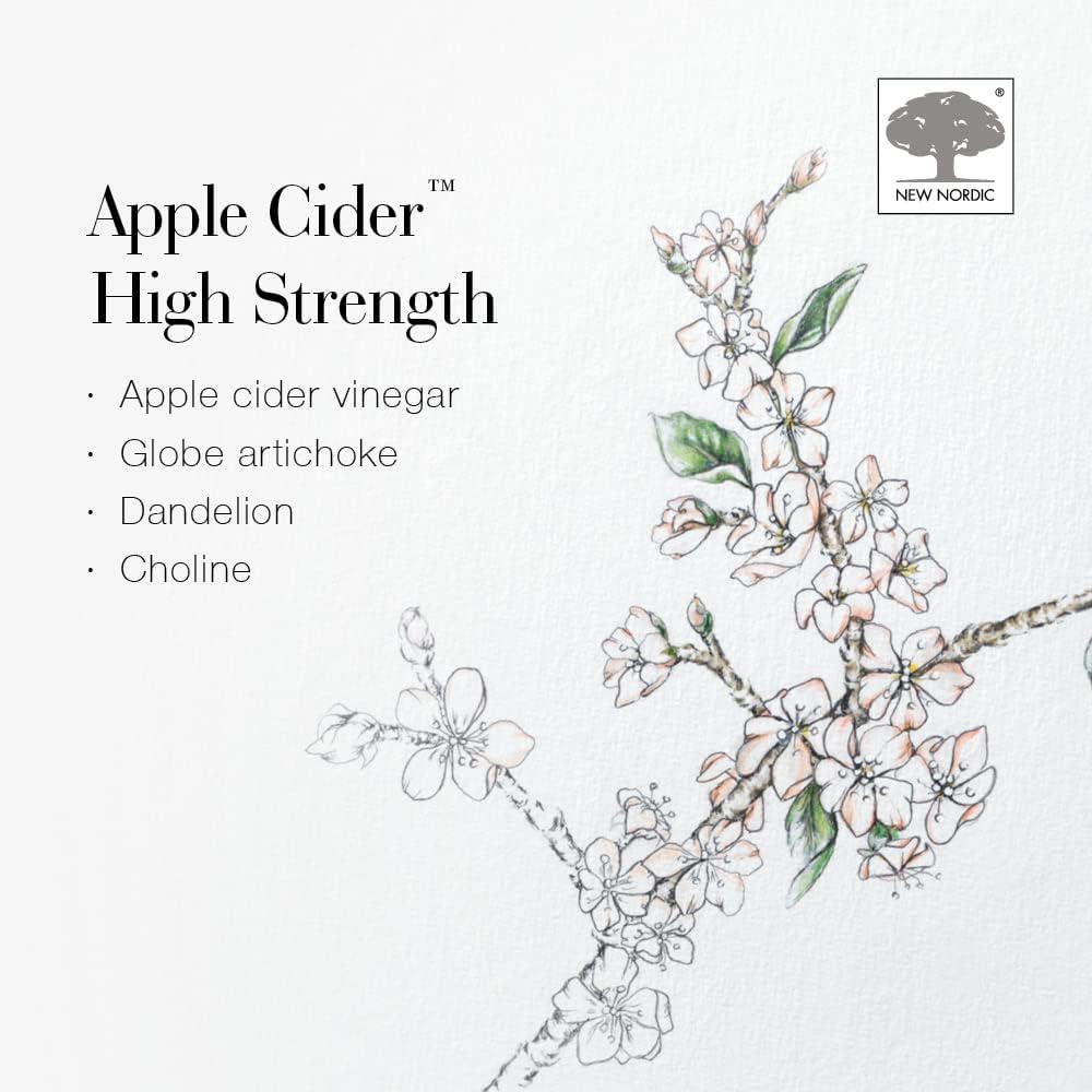 Apple Cider High Strength 60 Tablets - Eco Natural Products - New Nordic - Food Supplement