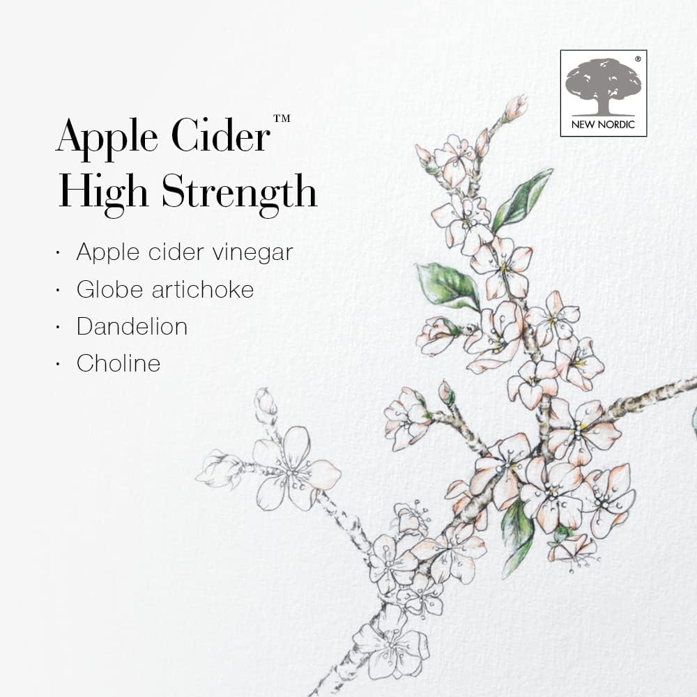 Apple Cider High Strength 60 Tablets - New Nordic - Food Supplement - Eco Natural Products
