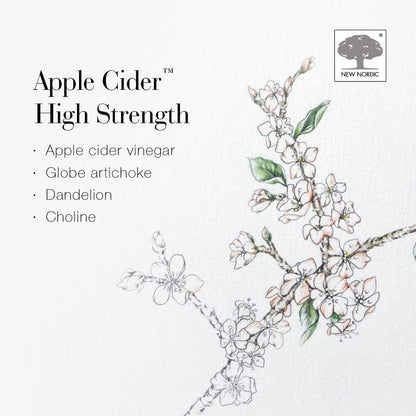 Apple Cider High Strength 60 Tablets - New Nordic - Food Supplement - Eco Natural Products