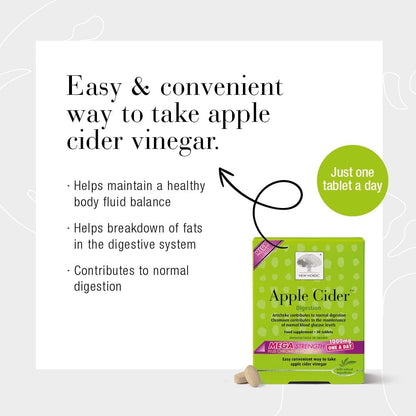 Apple Cider Mega Strength 30 Tablets - New Nordic - Food supplements - Eco Natural Products
