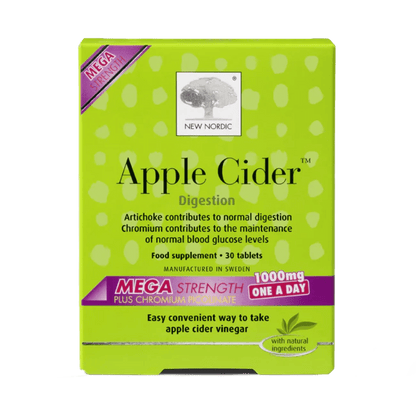Apple Cider Mega Strength 30 Tablets - New Nordic - Food supplements - Eco Natural Products