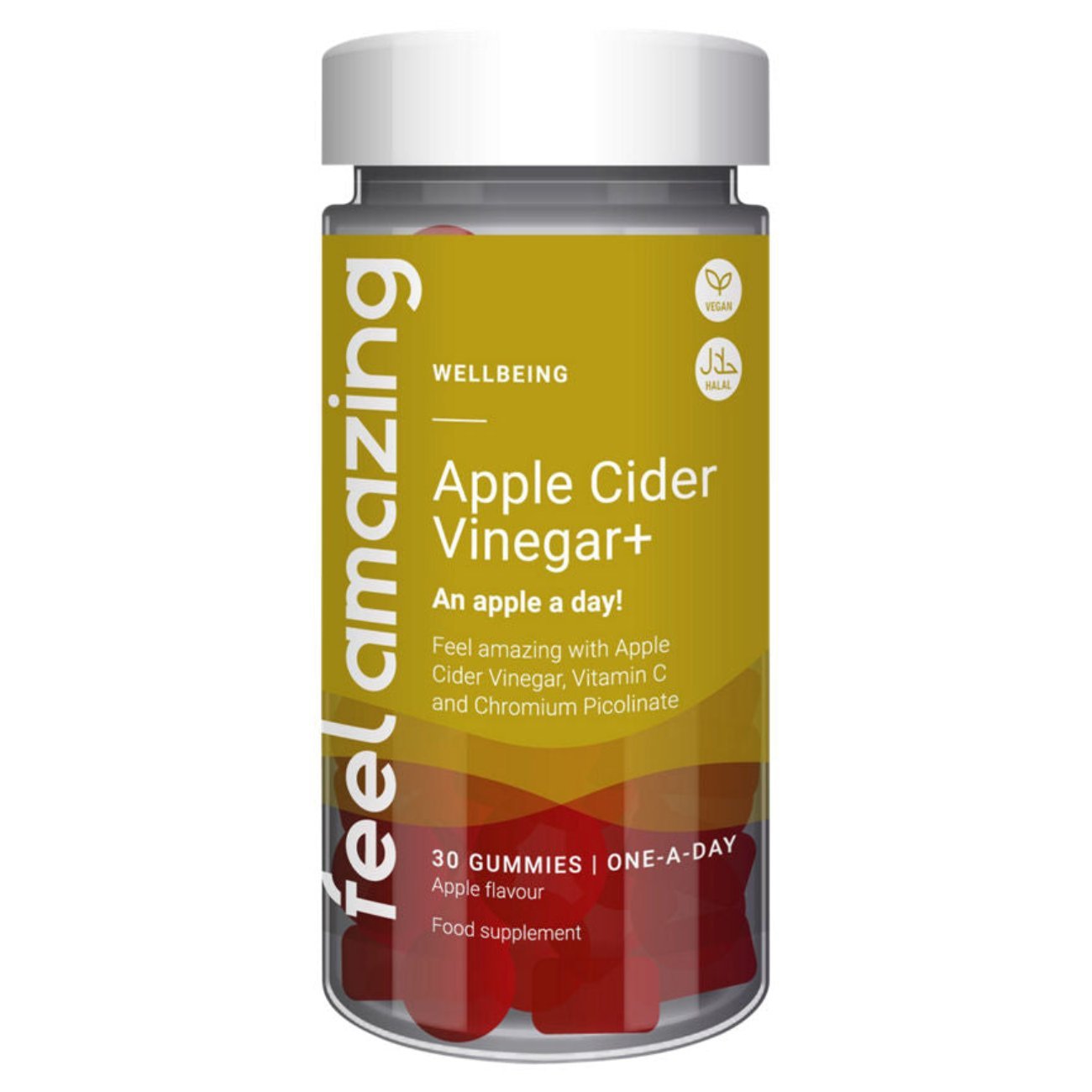 Apple Cider Vinegar+ 30 Gummies - Eco Natural Products - Feel Amazing - Food Supplement