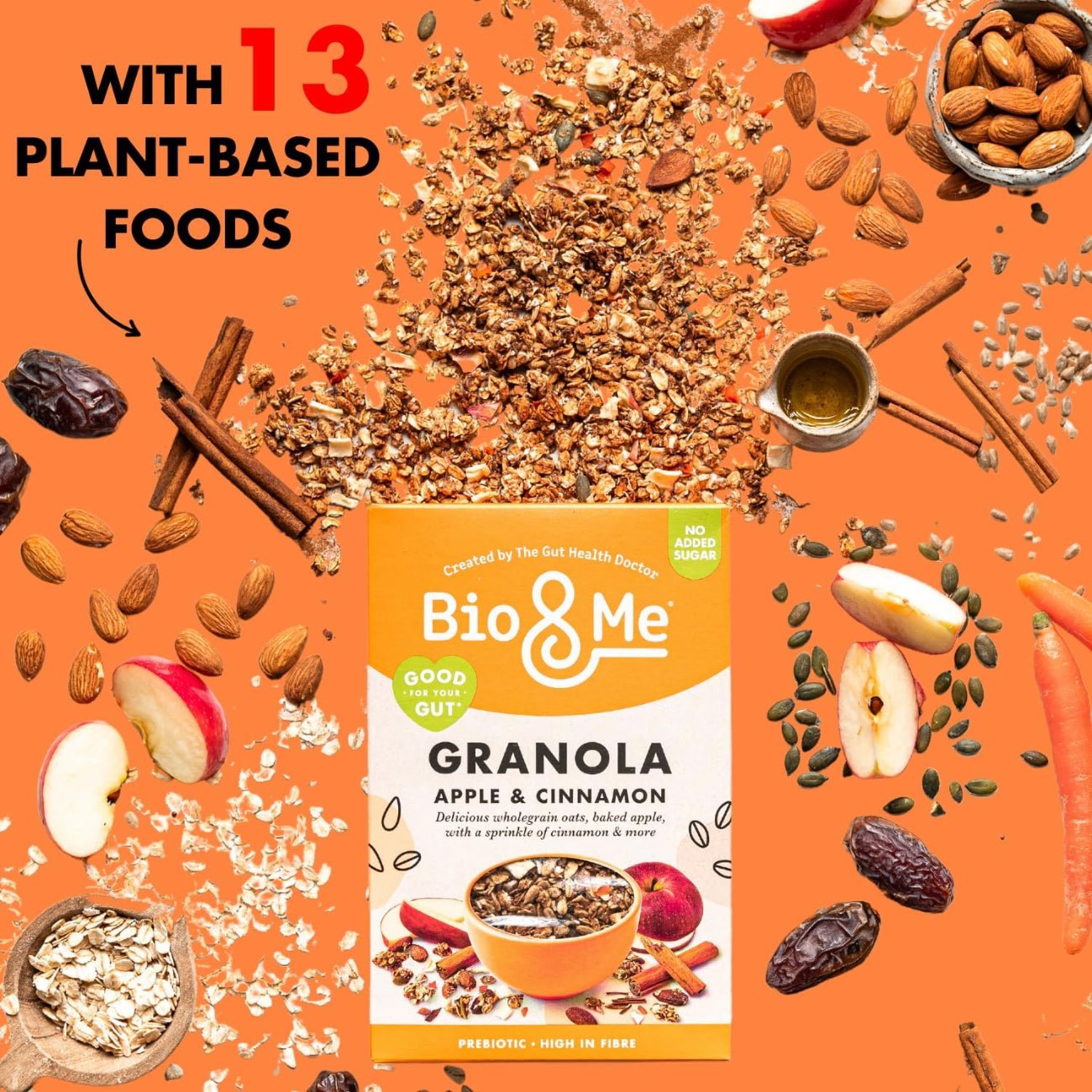 Apple & Cinnamon Granola 360g - Bio&Me - Cereal & Granola - Bio&Me