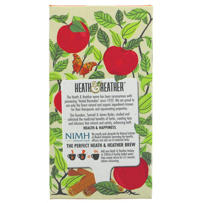 Apple & Cinnamon Infusion 20 Bags - Heath & Heather - Infusion - Eco Natural Products