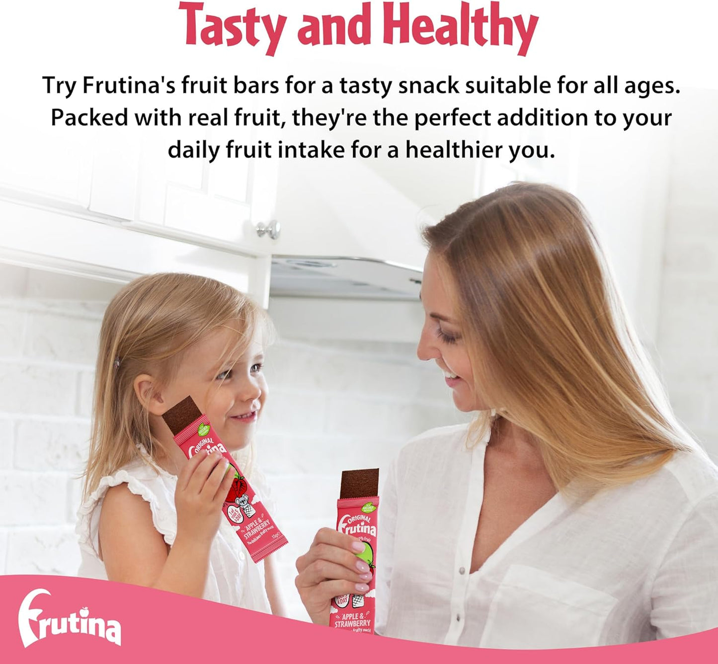 Apple & Strawberry Real Fruit Snack 15g - Frutina - Fruit snack - Eco Natural Products