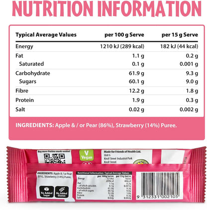 Apple & Strawberry Real Fruit Snack 15g - Frutina - Fruit snack - Eco Natural Products