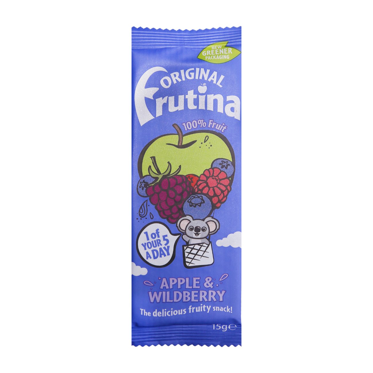 Apple & Wildberry Real Fruit Snack 15g - Eco Natural Products - Frutina - Fruit snack