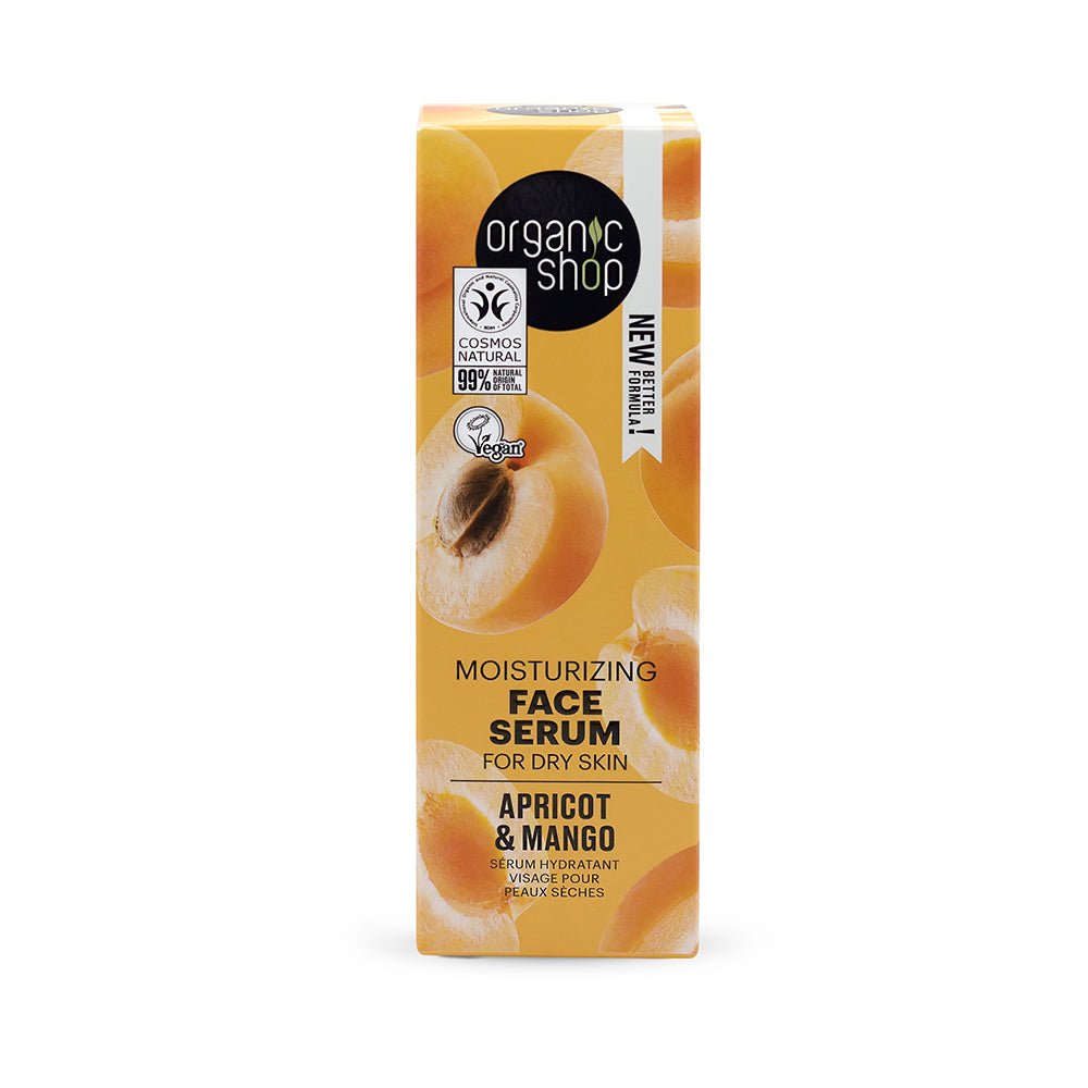 Apricot and Mango Moisturizing Face Serum for Dry Skin 30 ml - Eco Natural Products - Organic Shop - Face Serum