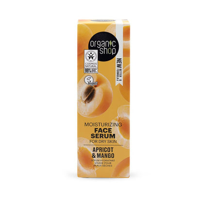 Apricot and Mango Moisturizing Face Serum for Dry Skin 30 ml - Organic Shop - Face Serum - Eco Natural Products