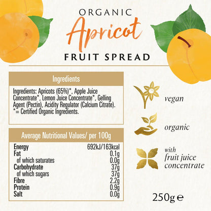 Apricot Spread 250g - Biona - Spreads - Eco Natural Products