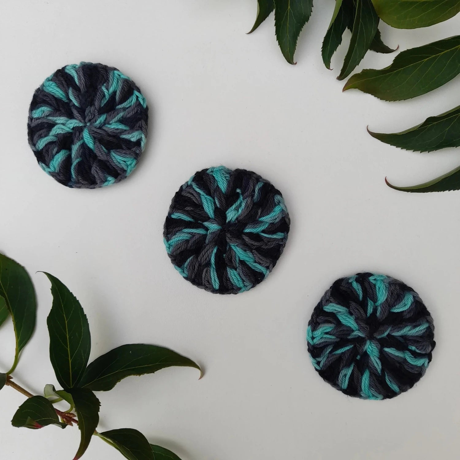 Aqua Dream 100% Cotton Face Scrubbies 3pcs - Little Koala Bubbles - Cleansing Pad - Eco Natural Products