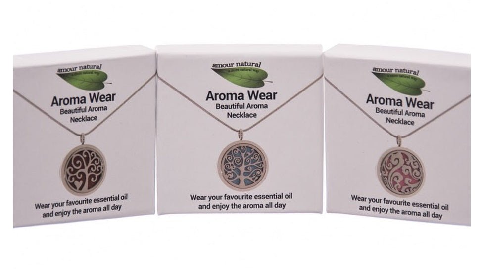 Aroma Necklace in Gift Box Heart style - Eco Natural Products - Amour Natural - Necklace