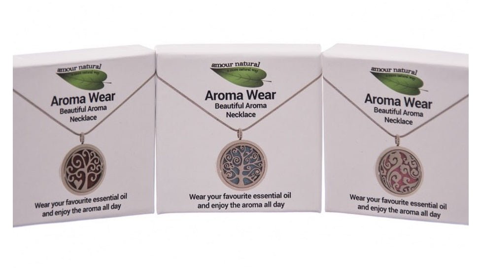 Aroma Necklace in Gift Box Swirl style - Amour Natural - Necklace - Eco Natural Products