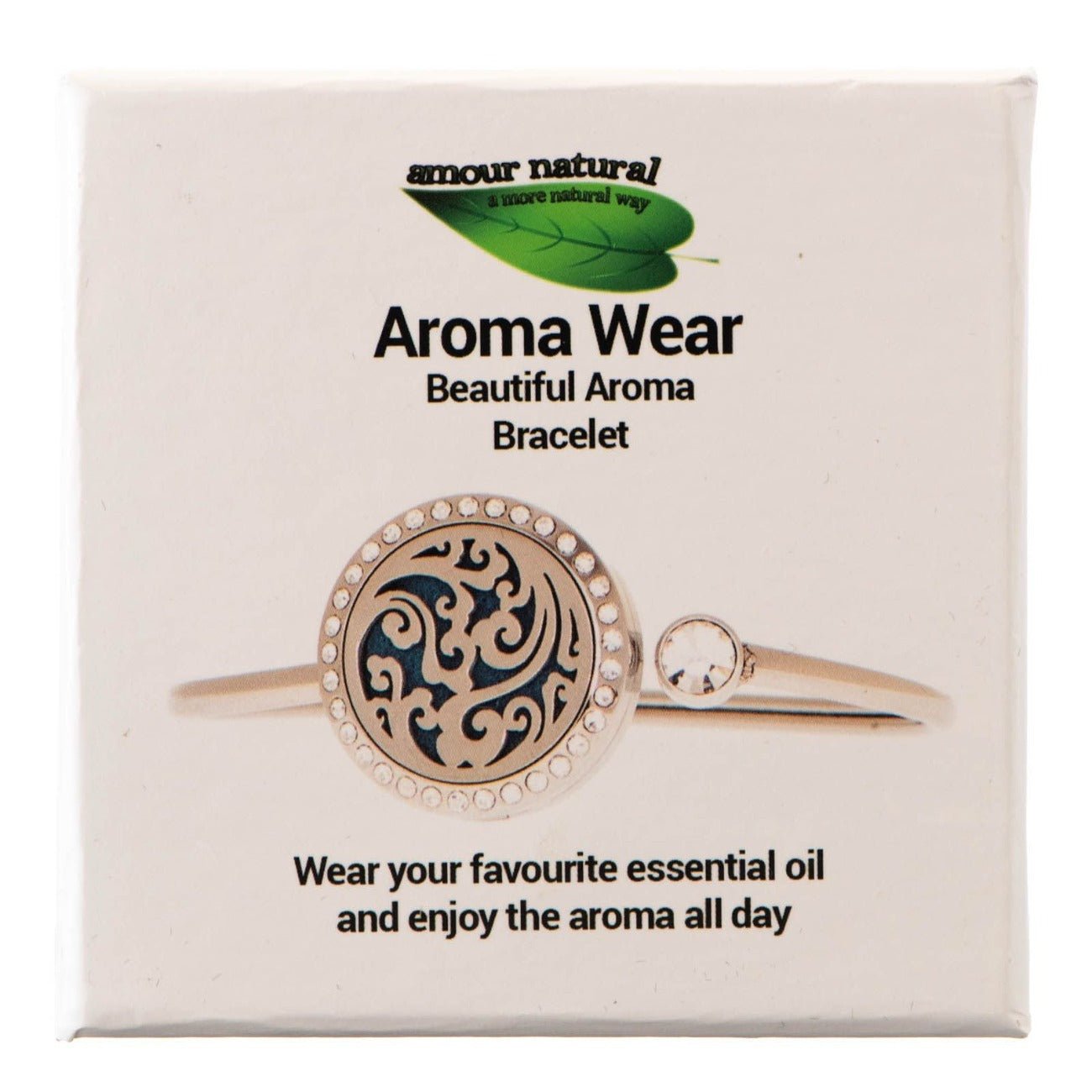 Aromatherapy Bracelet Swirl - Eco Natural Products - Amour Natural - Diffuser