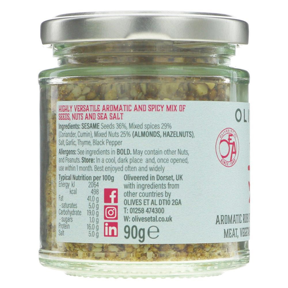 Aromatic Rub Spiced Dukkah 90g - Eco Natural Products - Olives Et Al - Condiment