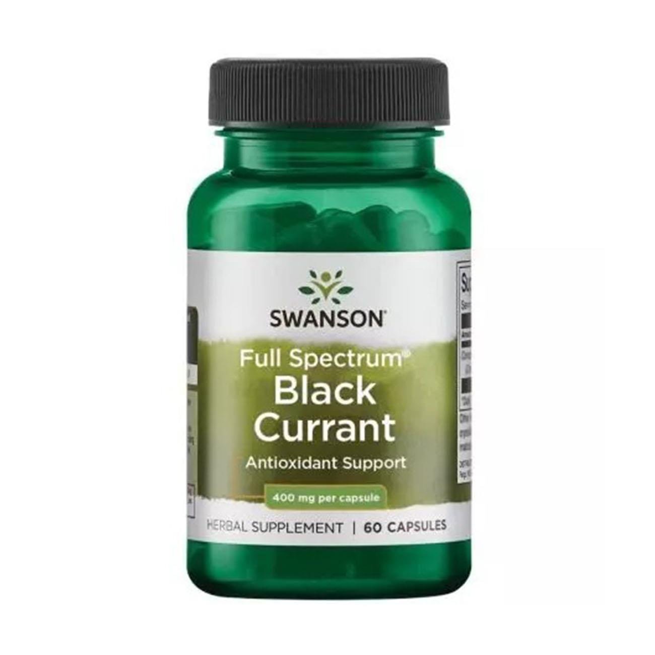 Aronia Black Chokeberry Fruit 400mg 60 caps - Swanson - Herbal supplement - Eco Natural Products