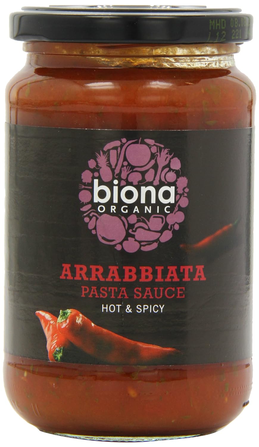 Arrabbiata Pasta Sauce Hot & Spicy 350g - Eco Natural Products - Biona - Pasta Sauce