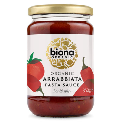 Arrabbiata Pasta Sauce Hot & Spicy 350g - Biona - Pasta Sauce - Eco Natural Products