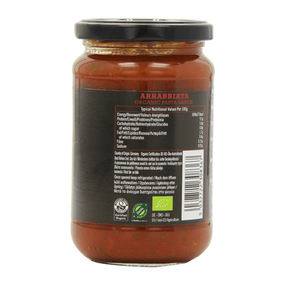 Arrabbiata Pasta Sauce Hot & Spicy 350g - Biona - Pasta Sauce - Eco Natural Products