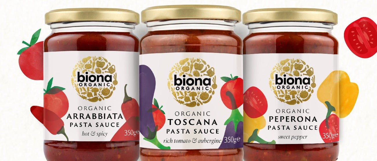 Arrabbiata Pasta Sauce Hot & Spicy 350g - Biona - Pasta Sauce - Eco Natural Products