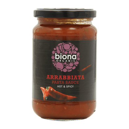 Arrabbiata Pasta Sauce Hot & Spicy 350g - Biona - Pasta Sauce - Eco Natural Products