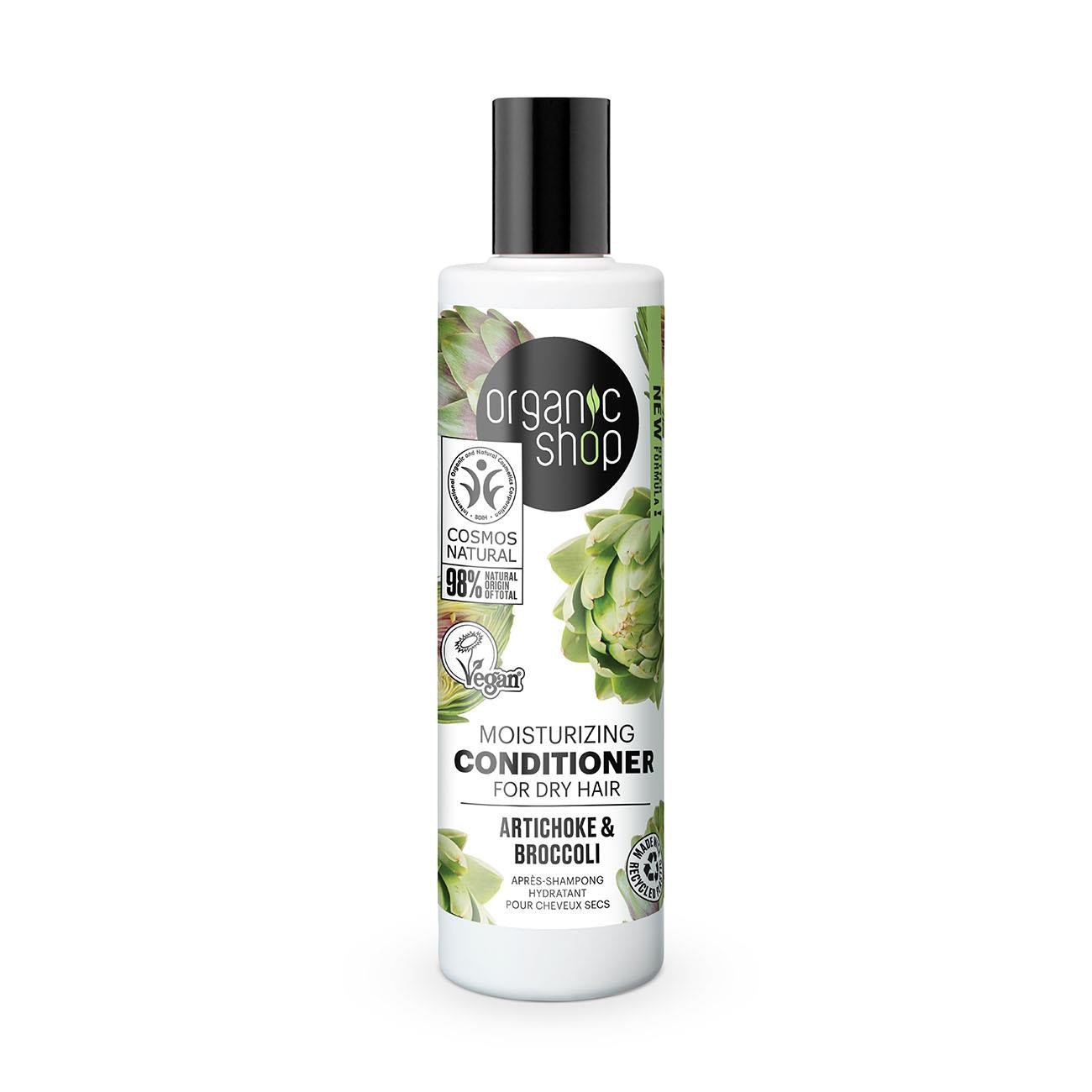 Artichoke and Broccoli Moisturizing Conditioner Dry Hair 280ml - Organic Shop - Conditioner - Eco Natural Products