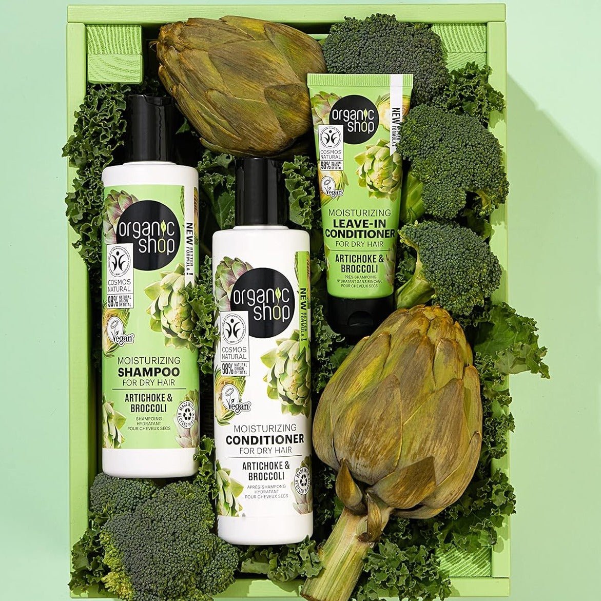 Artichoke and Broccoli Moisturizing Leave - In Conditioner 75ml - Organic Shop - Conditioner - Eco Natural Products