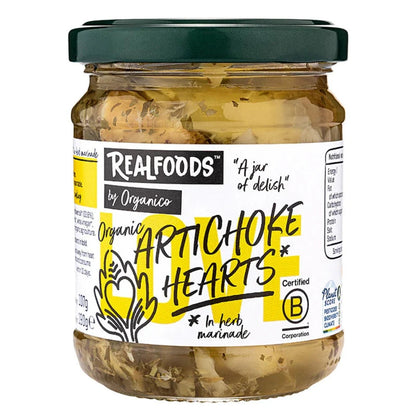 Artichoke Hearts in Oil 190g - Organico - Artichoke Hearts - Eco Natural Products