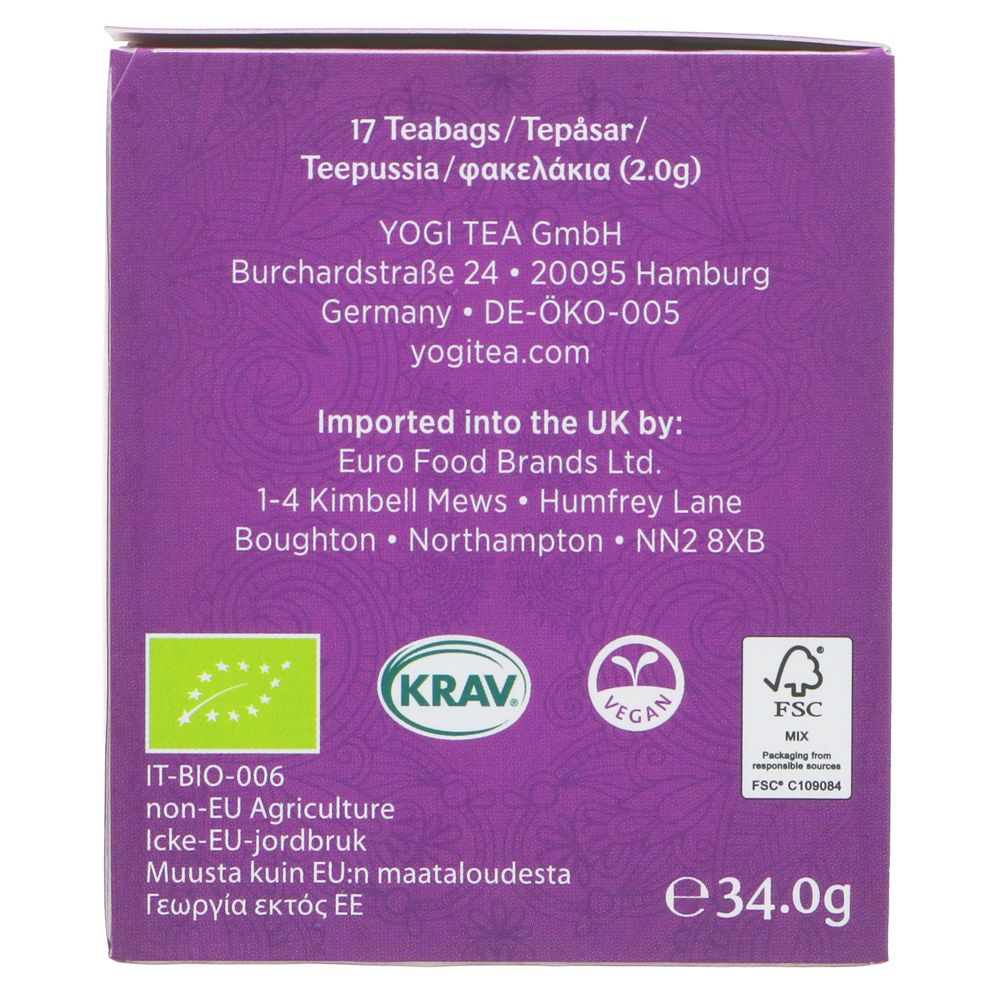 Ashwagandha Balance Organic Tea 17 Bags - Yogi Tea - Herbal Tea - Eco Natural Products