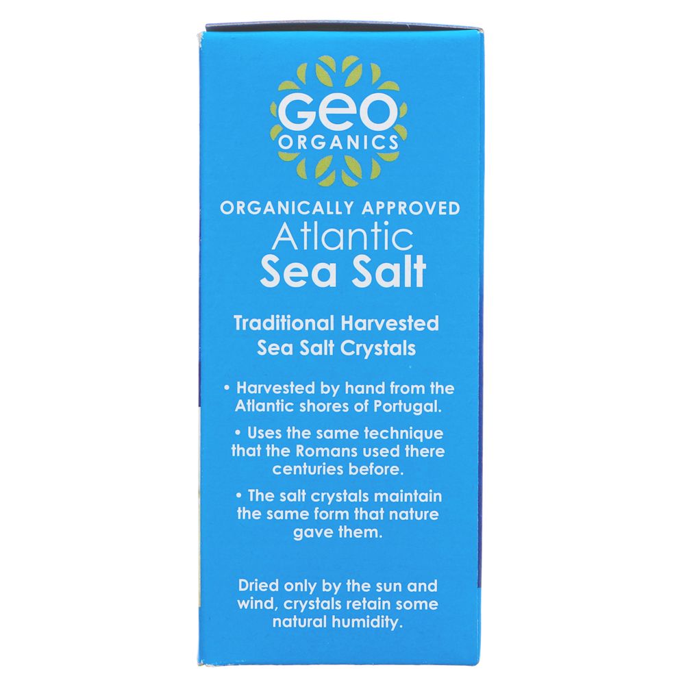 Atlantic Sea Salt Crystal 250g - Geo Organics - Sea Salt - Eco Natural Products