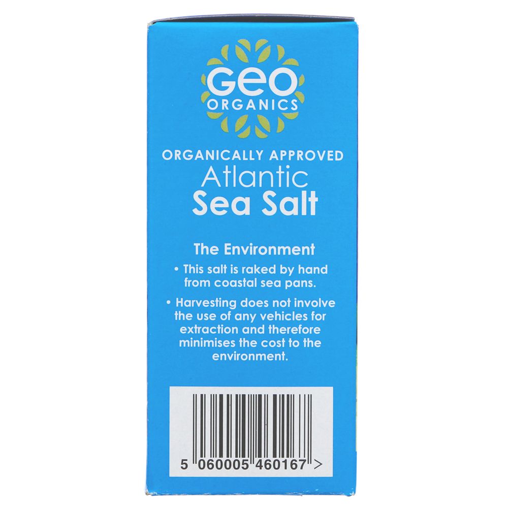 Atlantic Sea Salt Crystal 250g - Geo Organics - Sea Salt - Eco Natural Products